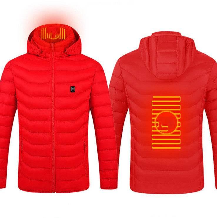 USB Electric Heated Jacket, 3+2 Heating Zone Cover The Upper Body