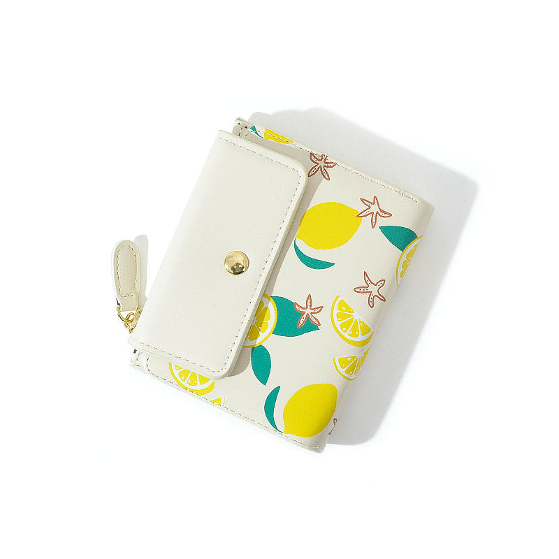 Women's Fashion Simple Tri-Fold Wallet Coin Purse