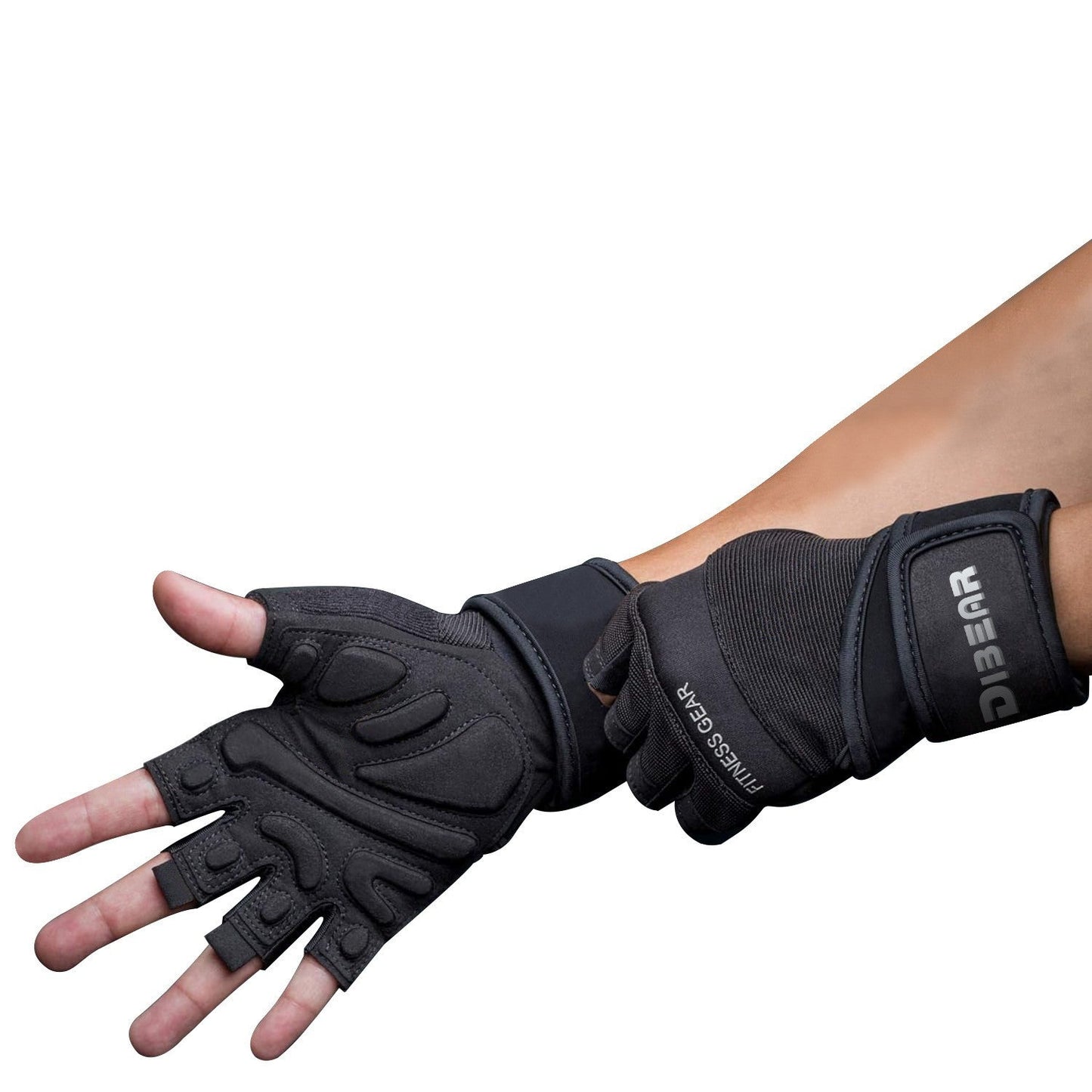 Summer Outdoor Fitness Wristband Non-Slip Half-Finger Gloves