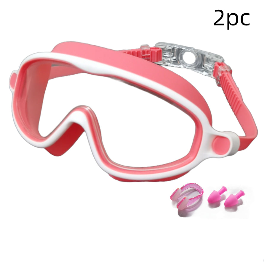 Children's Swimming Goggles HD Waterproof Anti-fog Large Frame Swimming Goggles