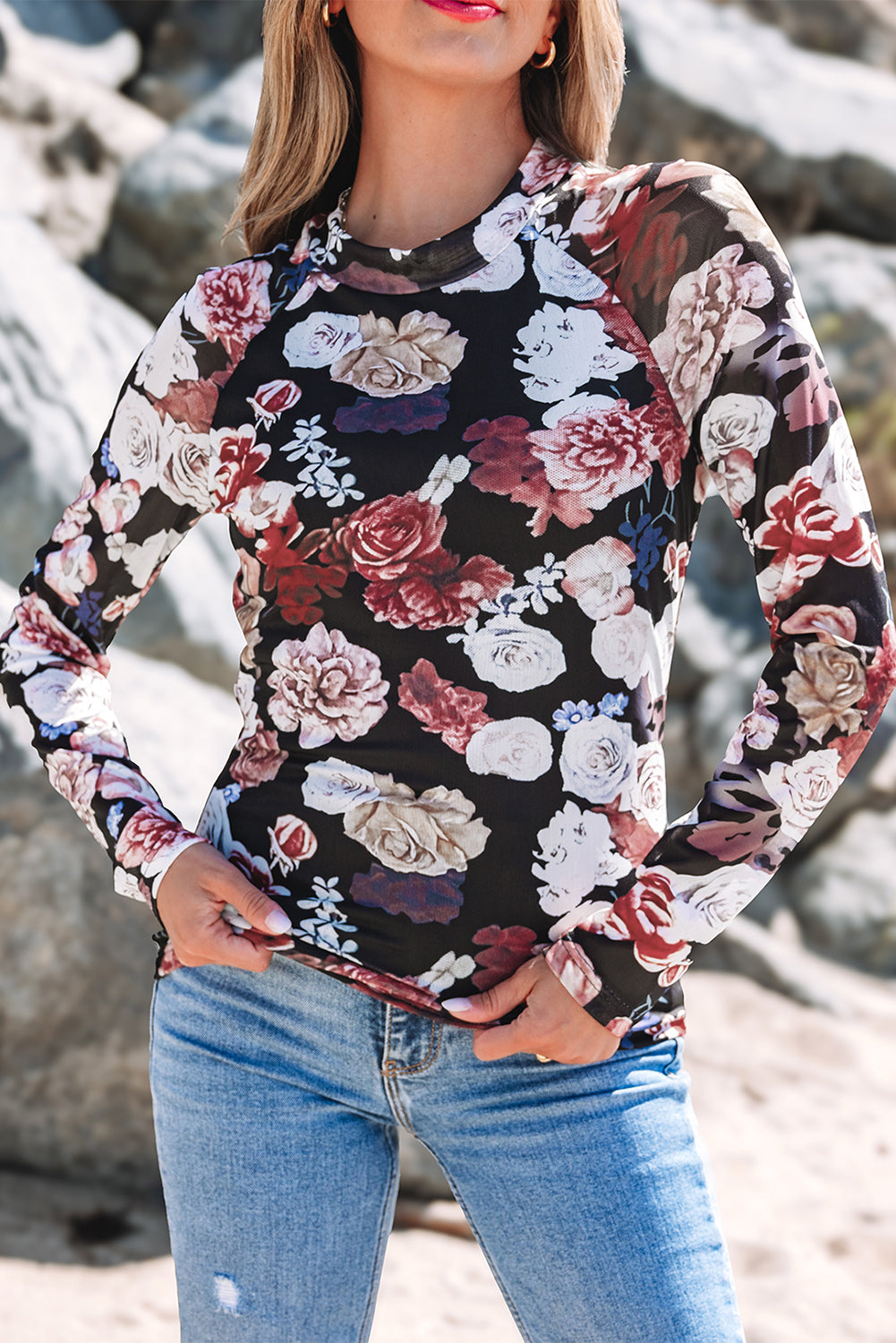 Robin Sleeve Slim top Long Sleeve Top