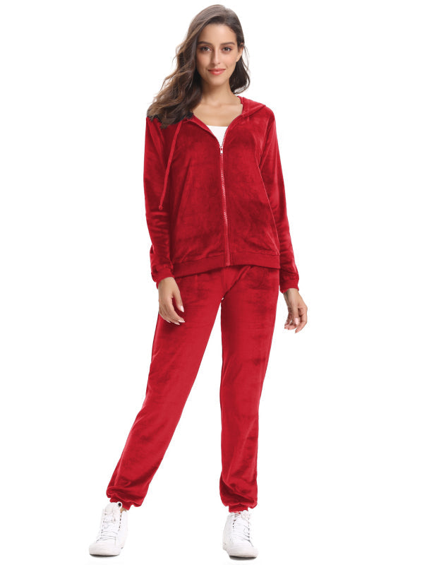 Casual/ Comfortable And Stylishwomen'S Velvet Suit