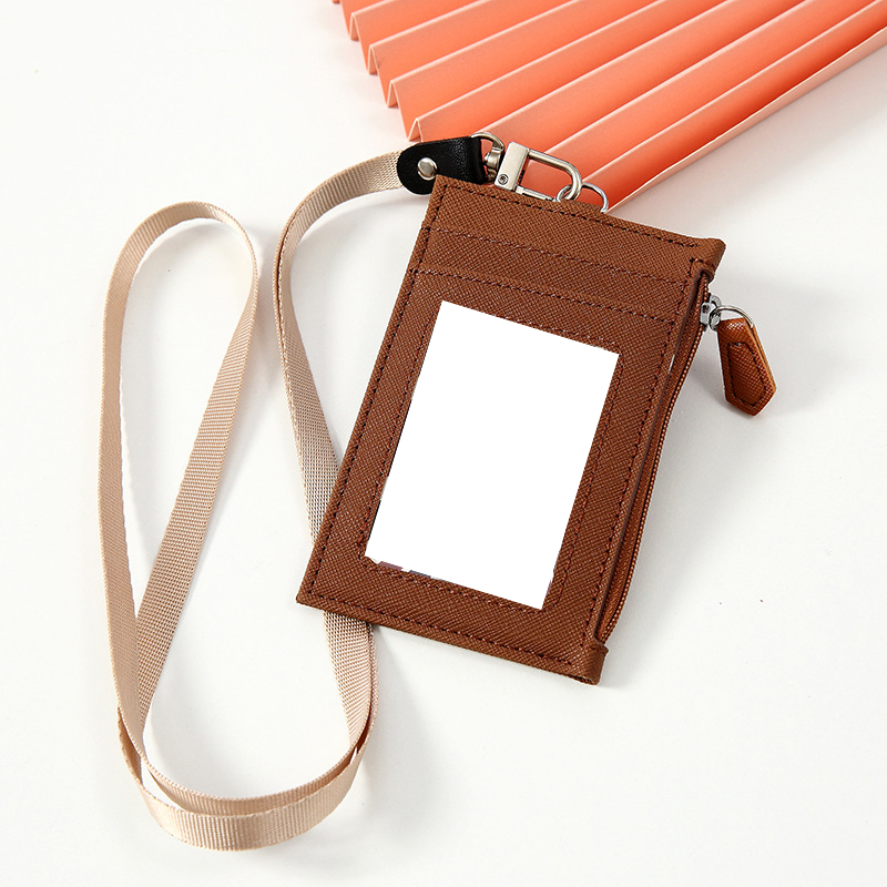 Card Holder Neck-hanging Coin Purse Multiple Slots Simple Holder