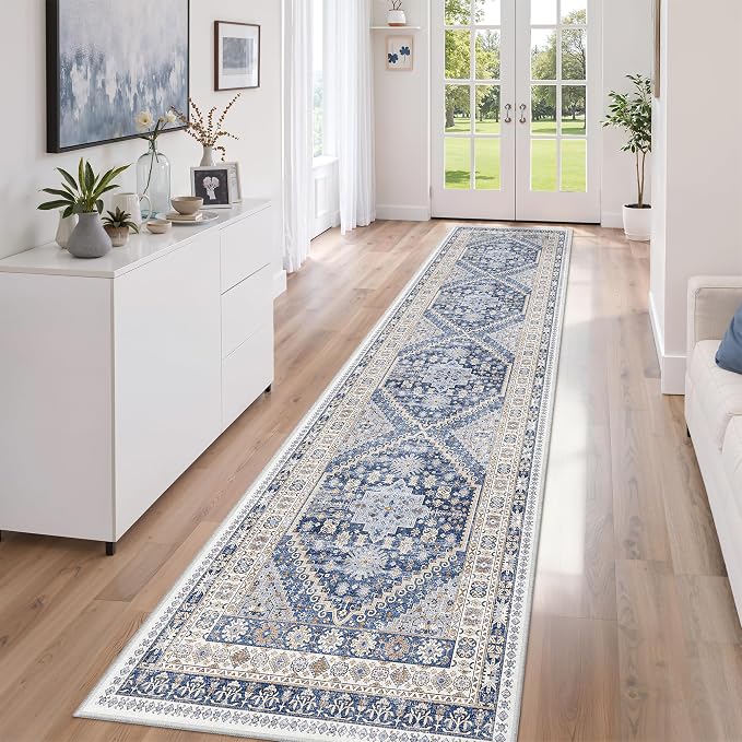 2x10 Runner Rug Non Slip, Washable Hallway Runner Rug, Laundry Room, Soft