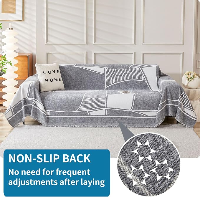 HAOMAIJIA Non Slip Couch Cover Sofa Covers