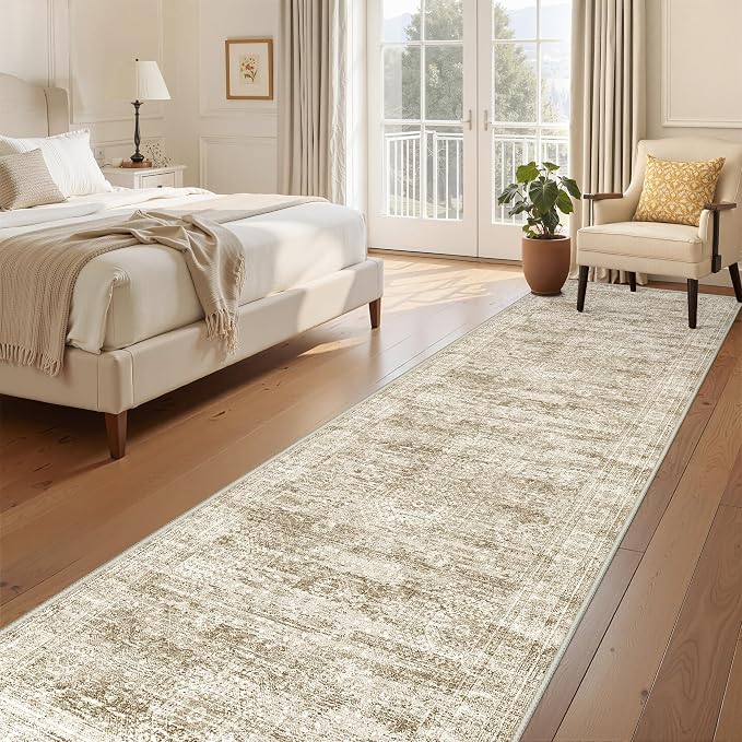 3x10 Runner Rug Non Slip, Washable Hallway Runner Rug, Laundry Room, Soft