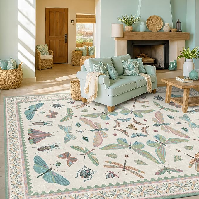 Sage Green Rugs for Bedroom Under Bed