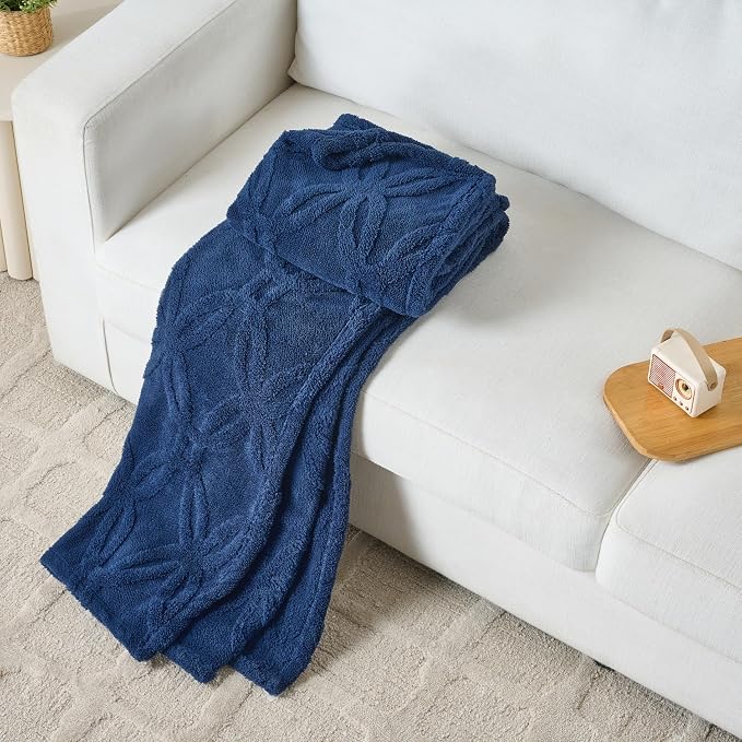 Navy Throw Blanket