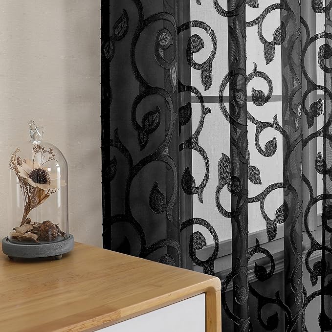 Furman Sheer Curtains 63 inch Length