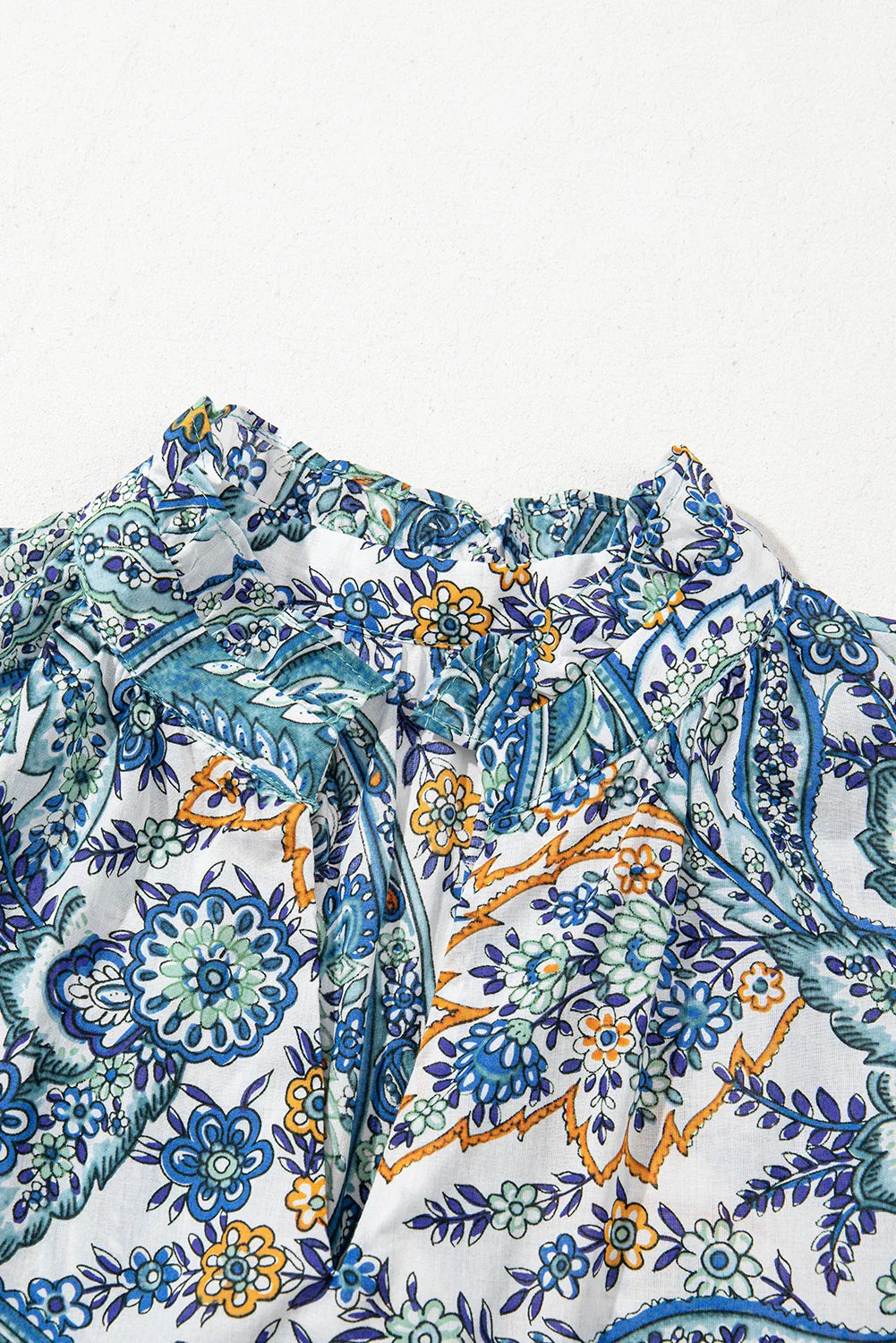 Floral Boho V-Neck Short Sleeve Mini Dress