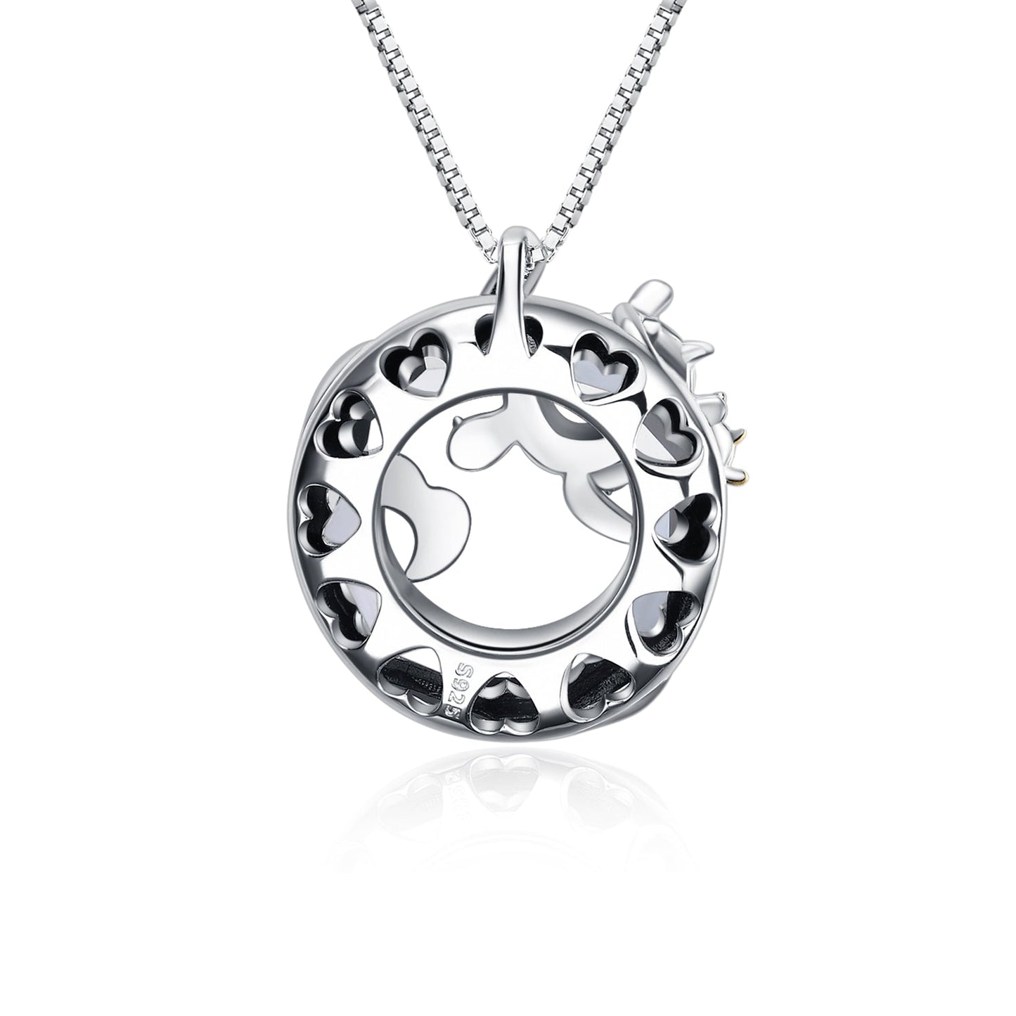 Sea Turtle Gifts for Mom and Daughter Sterling Silver Turtle Animal Necklace Women Jewelry with Crystal