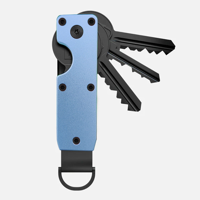 Keychain metal keychain aluminum alloy key storage keyclip