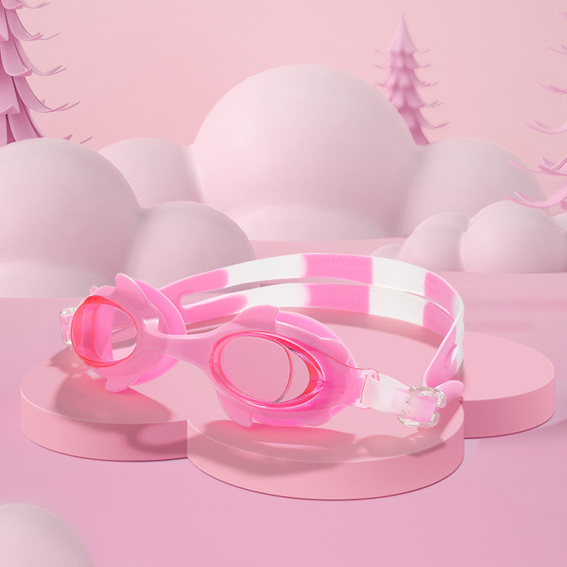 Children's Swimming Goggles Boys And Girls 3-12 Years Old Waterproof Swimming Goggles Anti-fog Transparent HD Diving Glasses