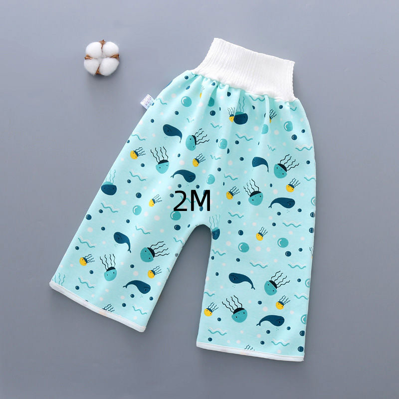 Baby leak-proof bed wetting skirt