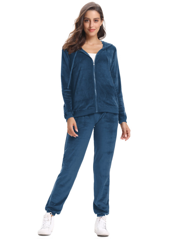 Casual/ Comfortable And Stylishwomen'S Velvet Suit