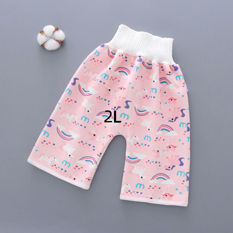 Baby leak-proof bed wetting skirt