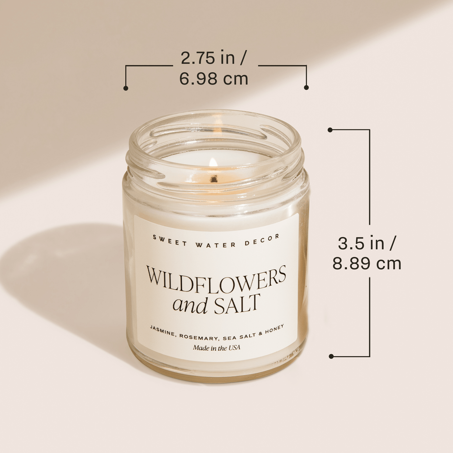Game Day Red Soy Candle - Clear Jar - 9 oz