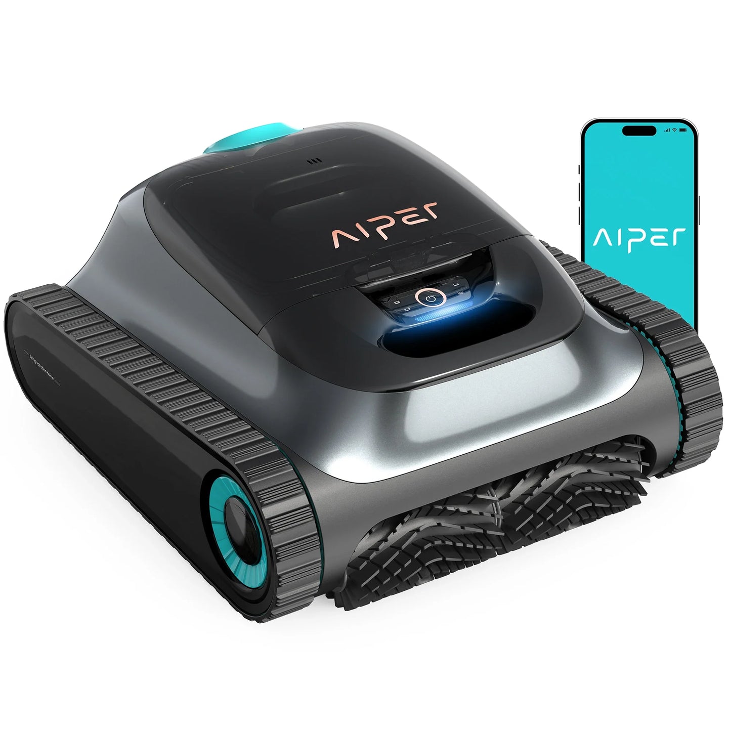 (2026 Upgrade) Aiper Scuba S1 Robotic Pool Cleaner, Weekly Custom Cleaning Plan, 270 Min Runtime, Over-the-Waterline Scrubbing, Smarter Navigation with 11 High-Precision Sensors, App Support,Refurbished