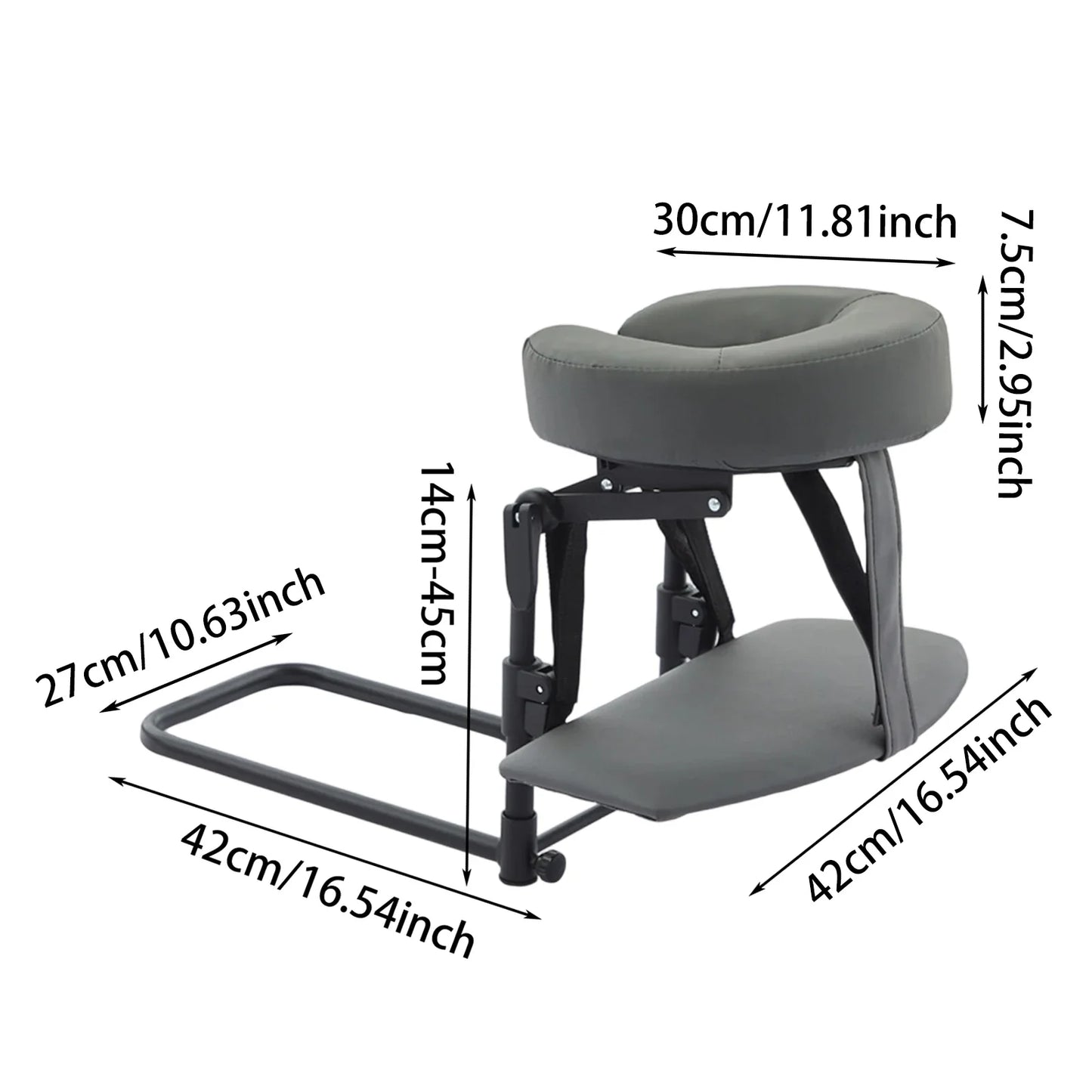 Adjust Massager Head Rest Portable Cervical Neck Massager Sturdy Ergonomic Massage Device  for Mattress Salon SPA Home Gifts