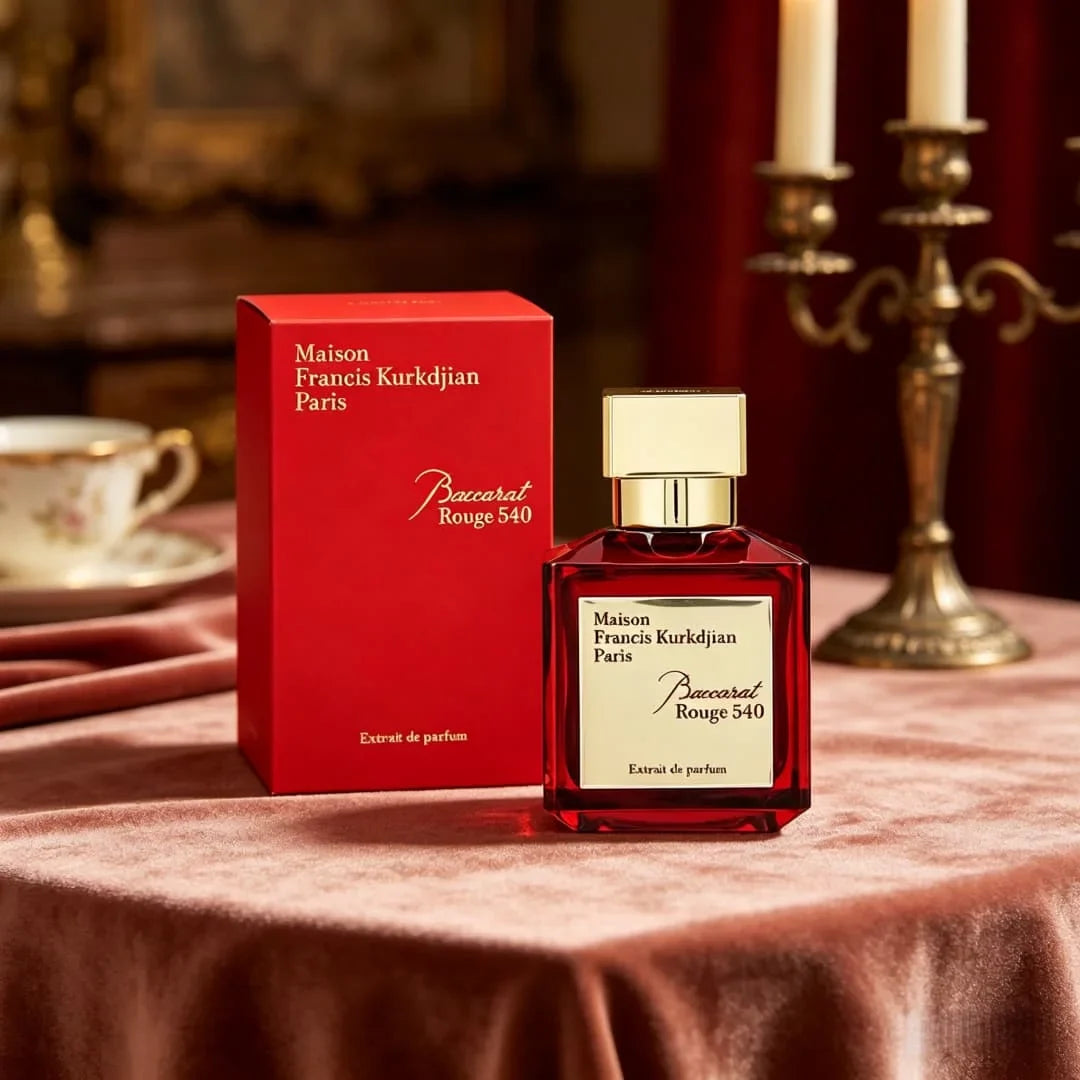 Maison Francis Kurkdjian Paris Red Crystal 540 Concentrated Essence Amber Jasmine Wooden Tone Unisex Premium Durable Perfume