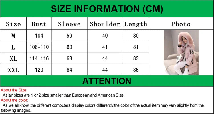 Warm Fur Collar Hooded Women Parka, Comfortable Zipper Pockets Design Long Jacket.