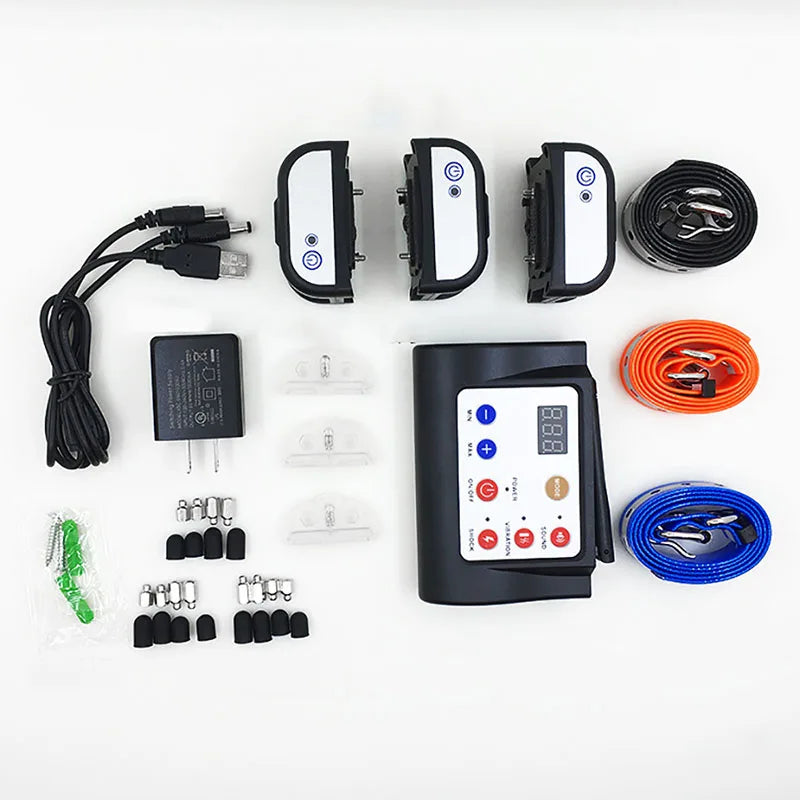 For 1/2/3 Dogs Pet Fence System With Remote for Dog Training Collar in Electronic 2 in 1 Wireless  within 300 meters Range