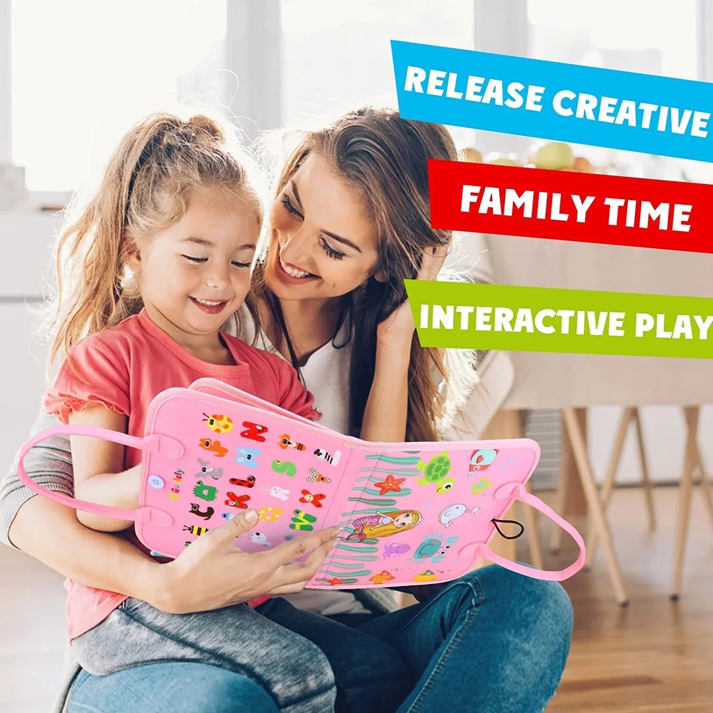 Montessori Sensory Toys Busy Board for Toddlers Promoting Motor Educational Activity Life Skills Learning for Kids With Autism