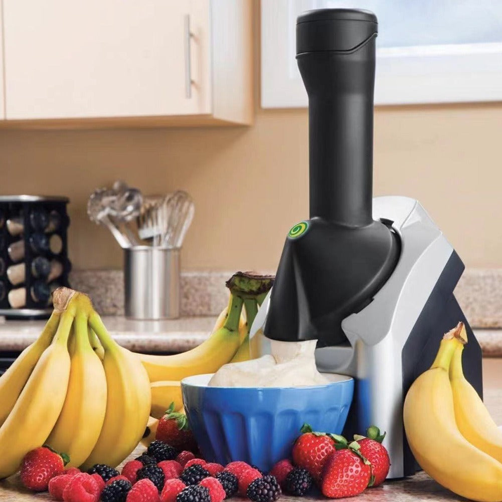 Household electric ice cream fruit yogurt machine ice cream machine children's ice cream making machine