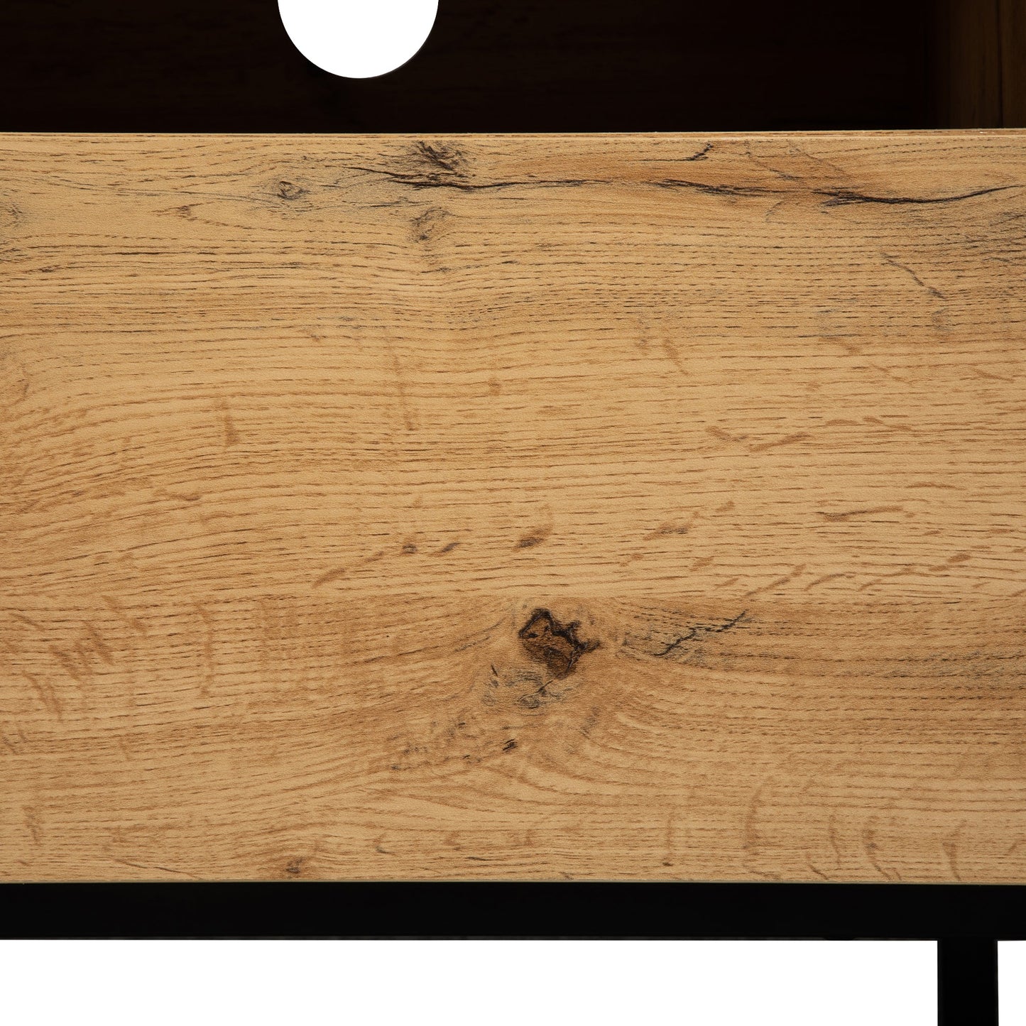 Modern TV Stand for 80'' TV with Double Storage Space