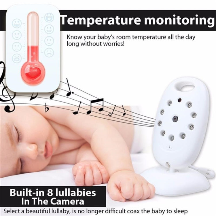 VB601 2.0 inch LCD Screen Hassle-Free Portable Baby Monitor, Support Two Way Talk Back, Night Vision(AU Plug)