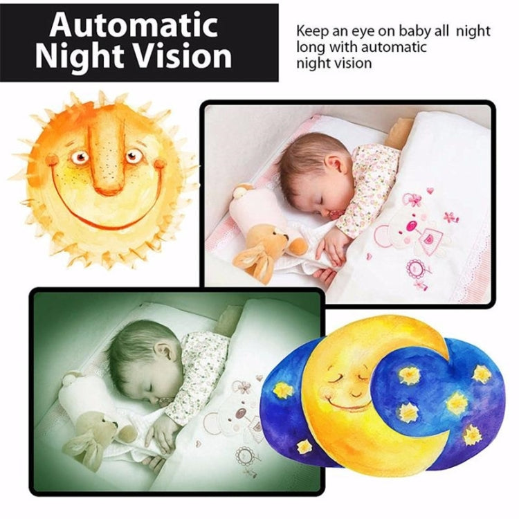VB601 2.0 inch LCD Screen Hassle-Free Portable Baby Monitor, Support Two Way Talk Back, Night Vision(US Plug)