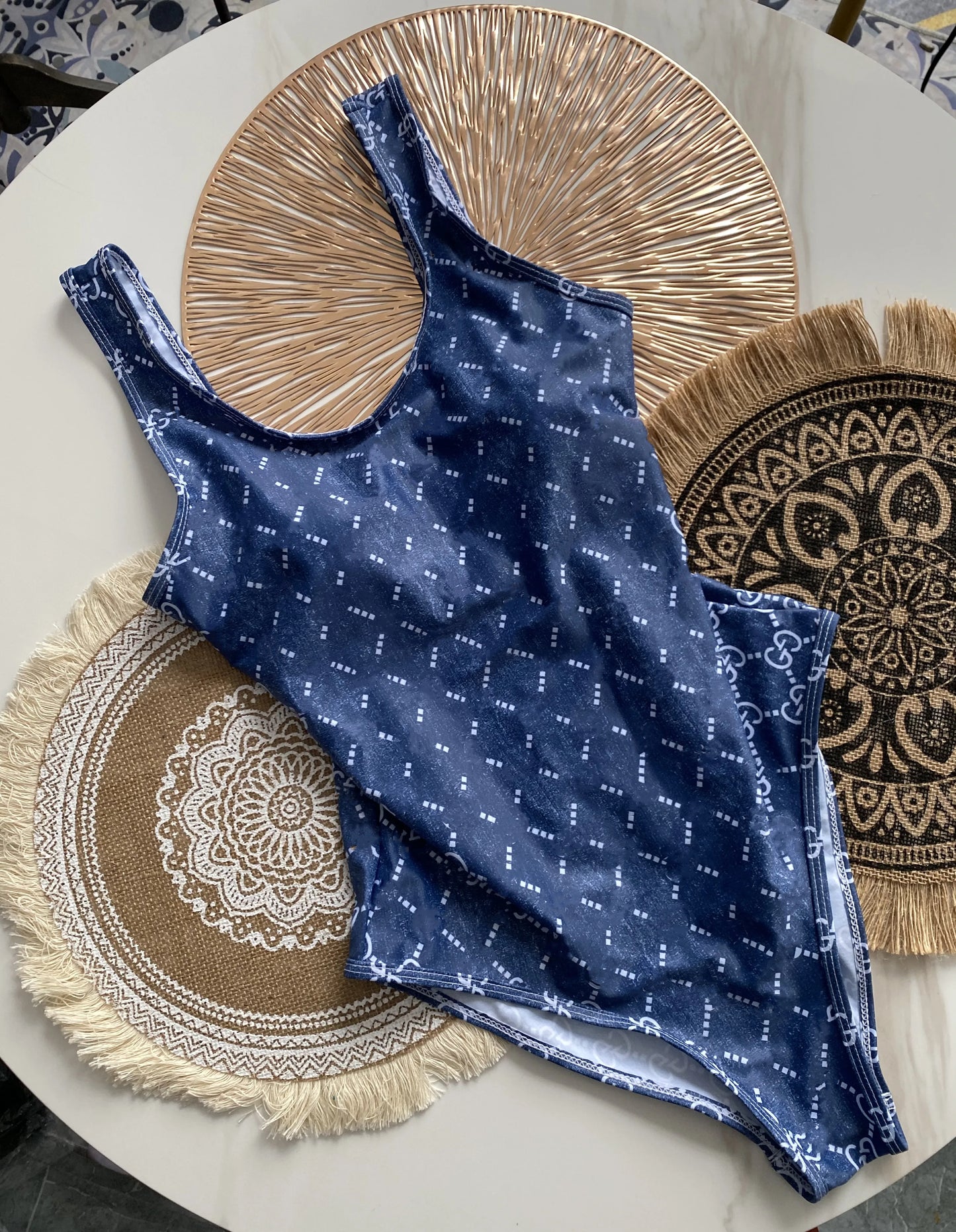 New 2025 Letter Bikini Women's Swimwear Set Fashionable Poolside Attire for Ladies