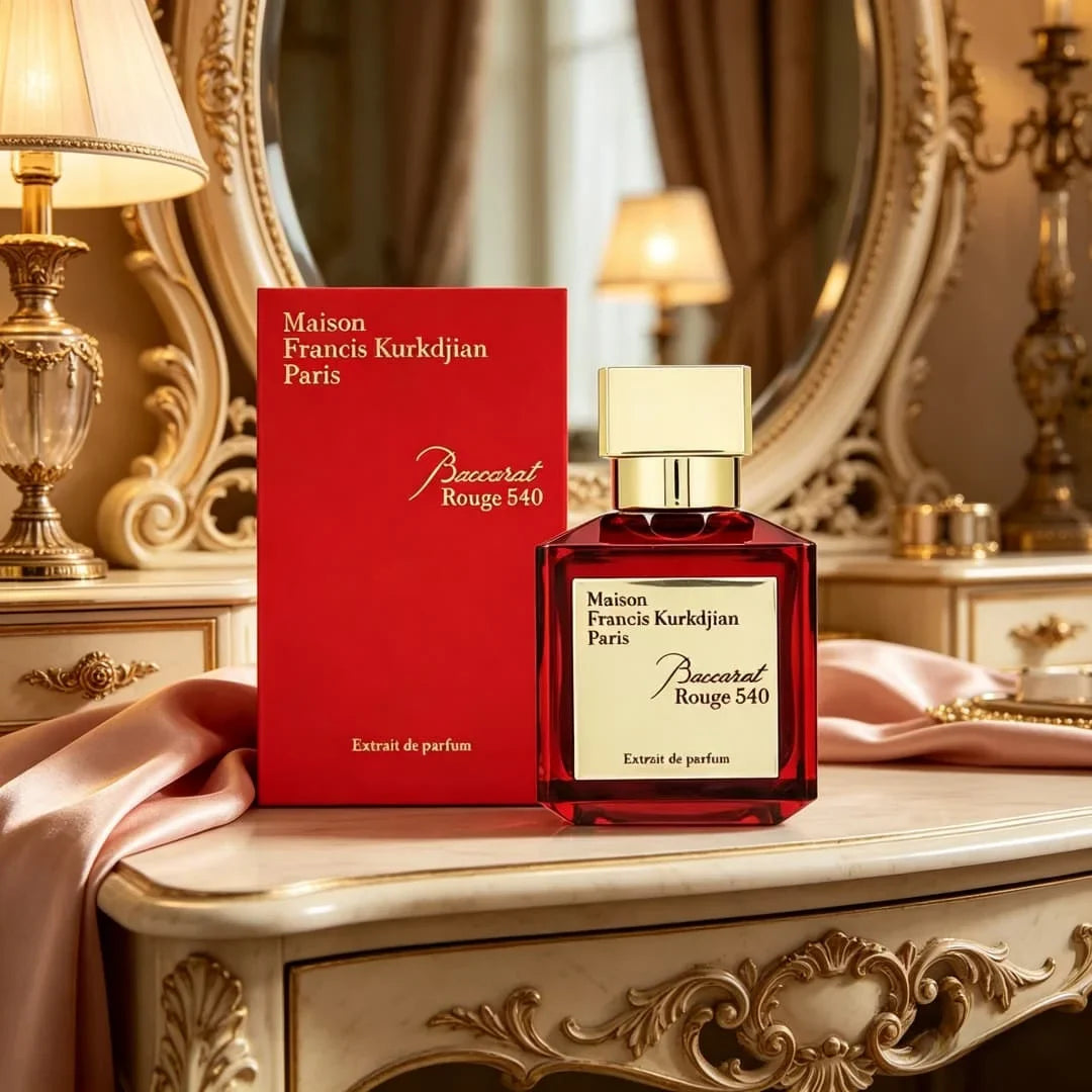 Maison Francis Kurkdjian Paris Red Crystal 540 Concentrated Essence Amber Jasmine Wooden Tone Unisex Premium Durable Perfume