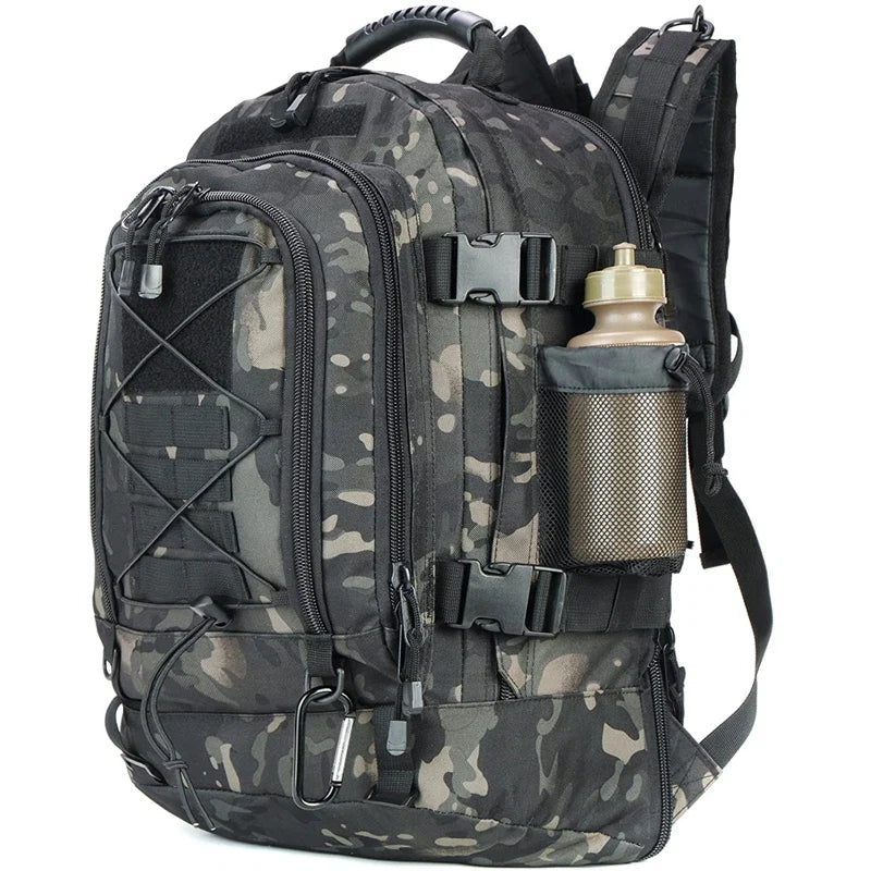 60L Military Tactical Backpack Army Molle Assault Rucksack Outdoor