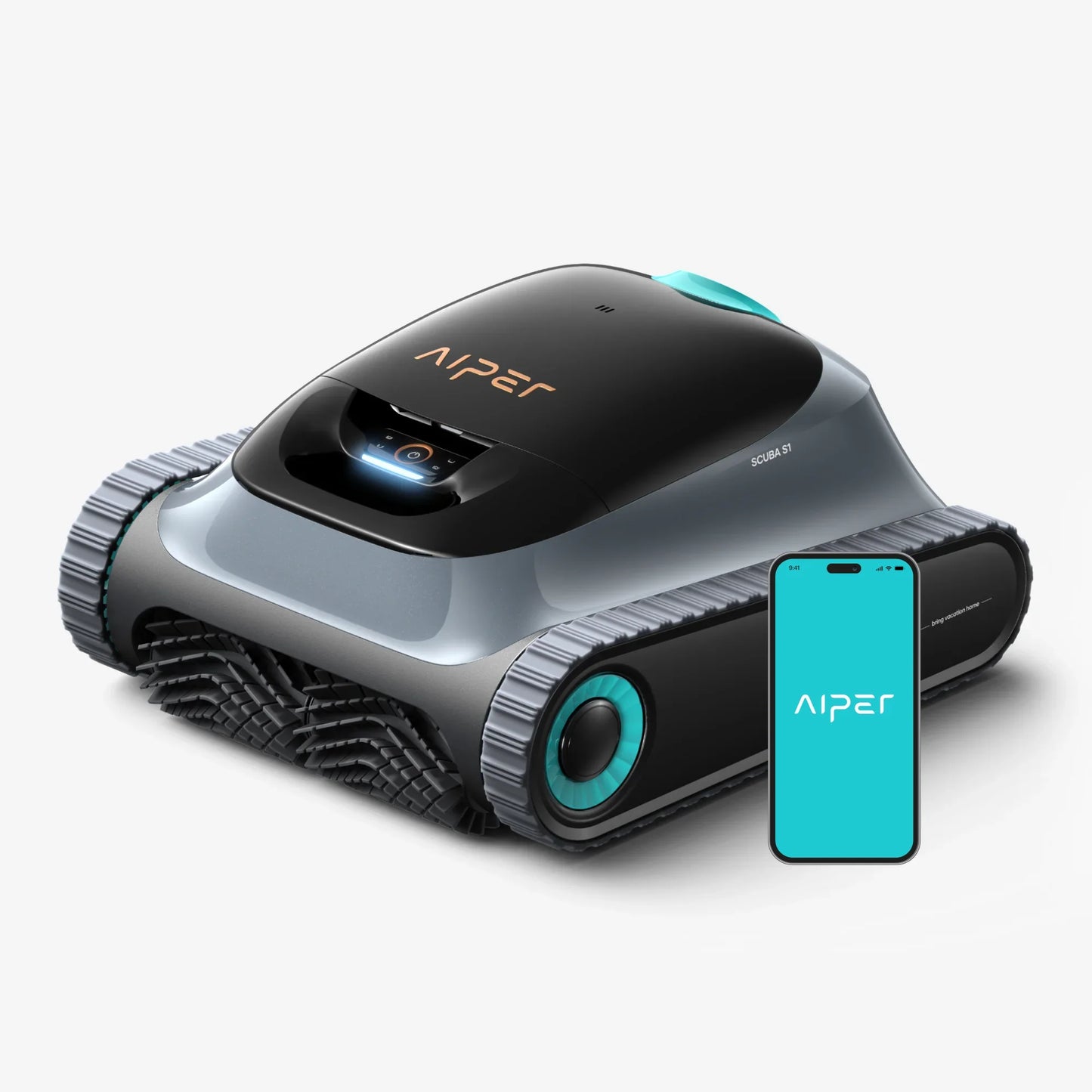 (2026 Upgrade) Aiper Scuba S1  Pool Cleaner Robot,Floor,Wall,Waterline,270-Min Runtime,Shallow Area Cleaning, Smarter Navigation,11 High-Precision Sensors, App SupportI&PX8,Refurbished