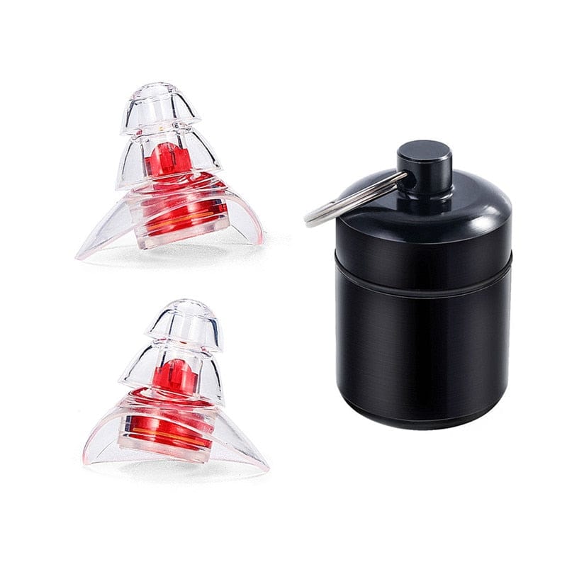Noise Reduction And Sound Isolation Earplugs Concert High Fidelity Filter Earplugs Wholesale Blue Filter Earplugs Double Tail
