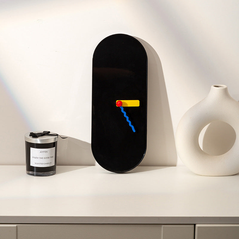 Dopamine - themed wall - mounted clock for home decor. Suitable for living rooms, a great kids' gift, modern - designed with a s