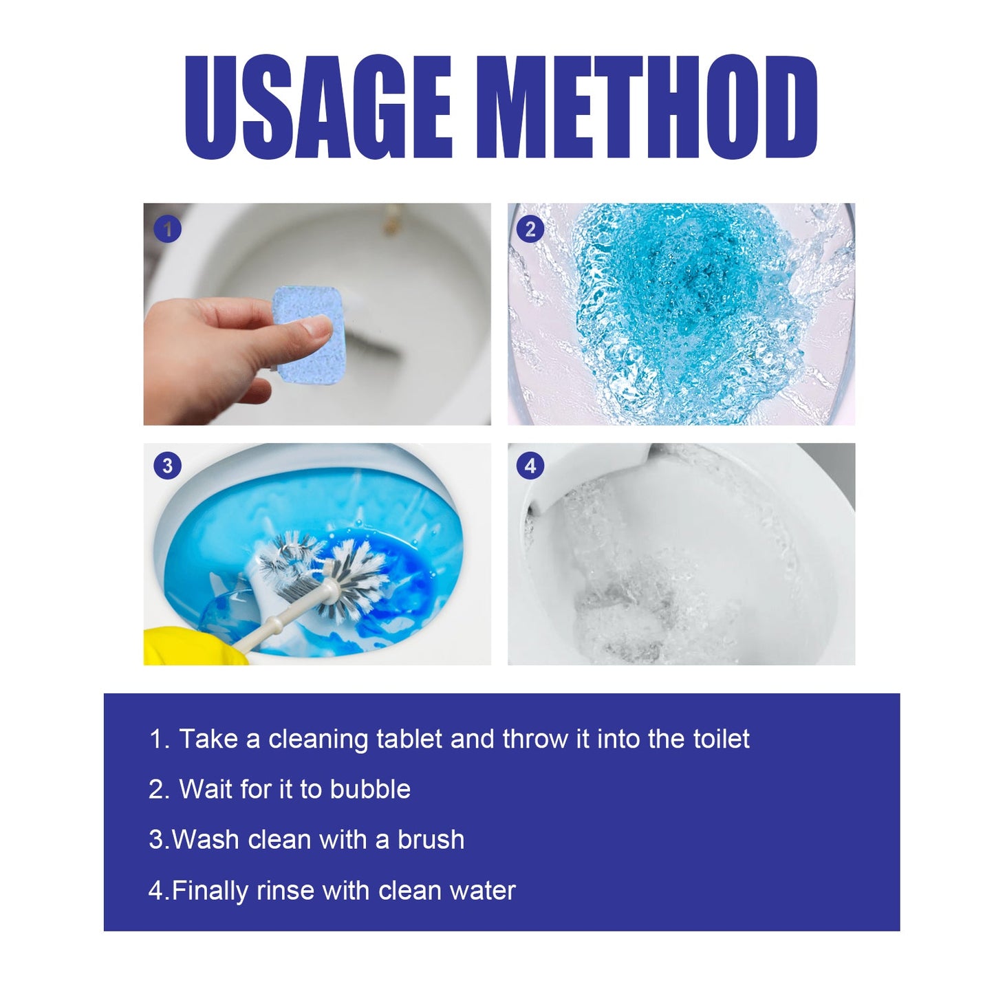 Toilet Cleaner, Clean Toilet Urine Stains And Dirt Remove Odors Household Toilet Cleaner