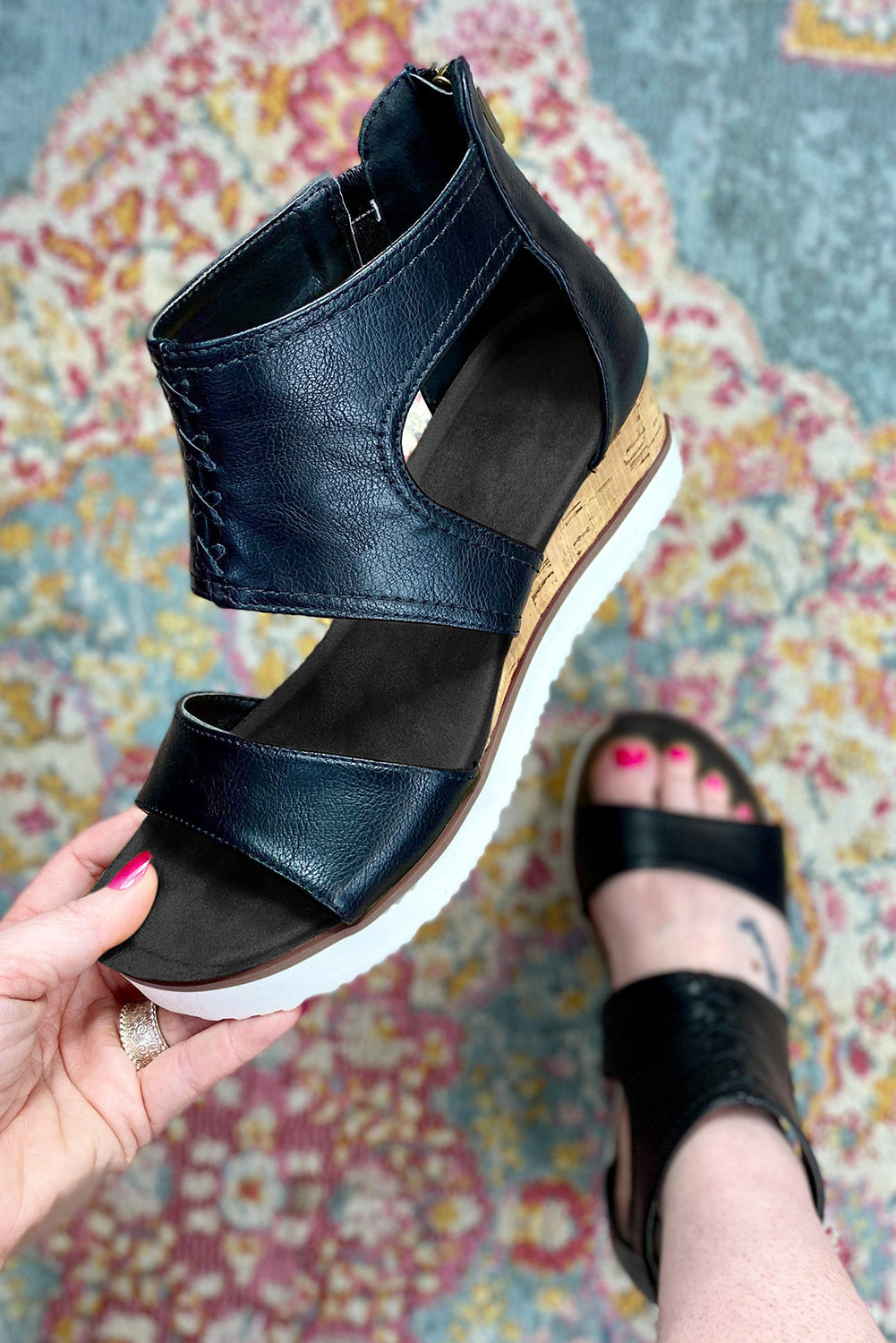 Nora Crisscross Hollowed Gladiator Sandals