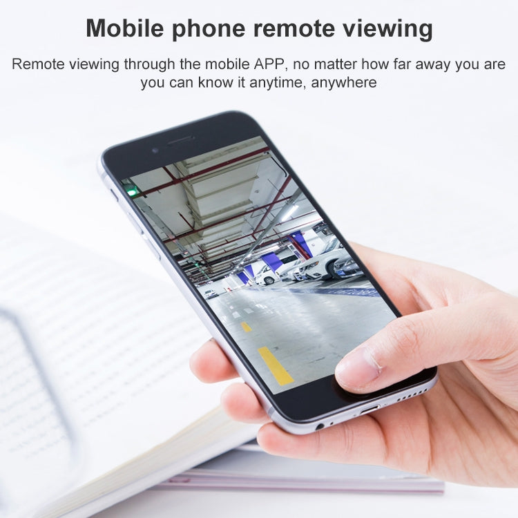 QX2 1080P HD 360 Degrees Panoramic WiFi Day and Night Full-color IP66 Waterproof Smart Camera, Support Motion Detection / Two-way Voice / TF Card, EU Plug