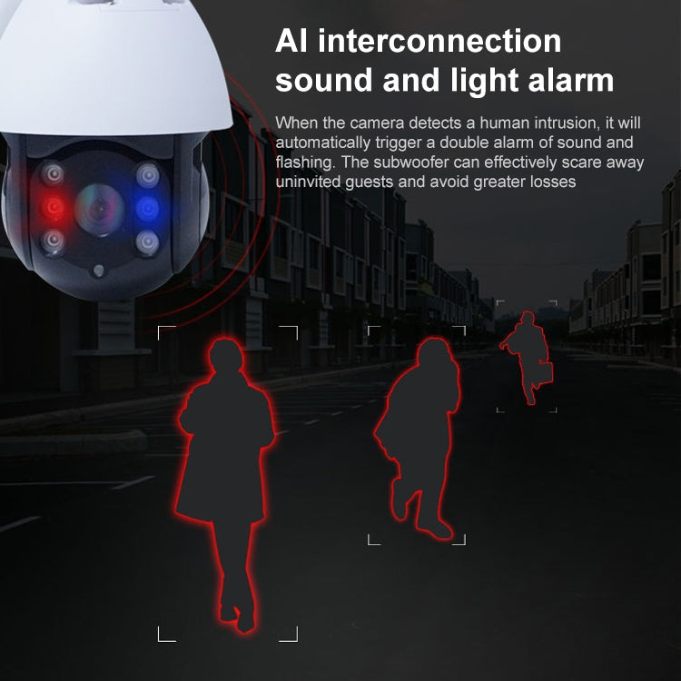 QX9 1080P IP65 Waterproof WiFi Smart Camera, Support Motion Detection / TF Card / Two-way Voice, US Plug