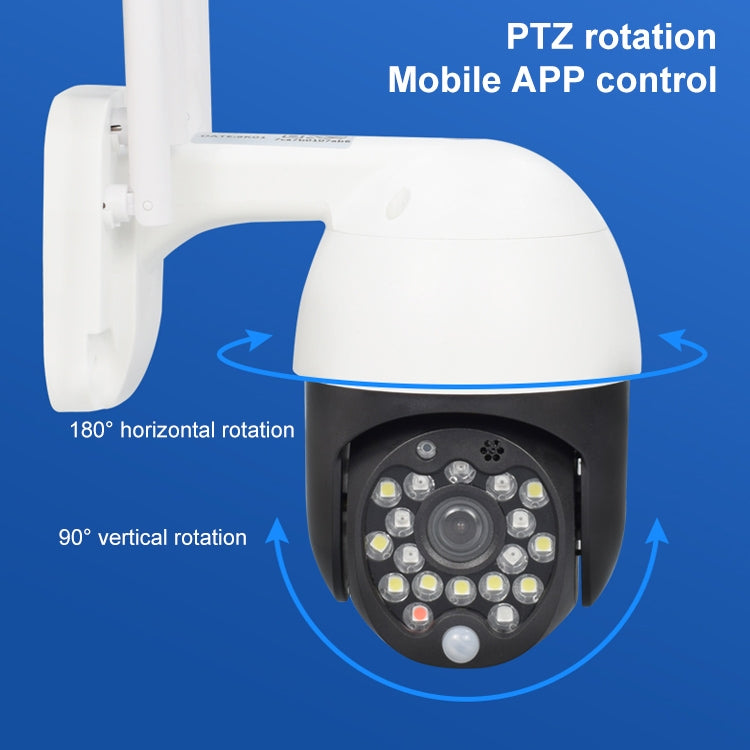 QX27 1080P WiFi High-definition Surveillance Camera Outdoor Dome Camera, Support Night Vision & Two-way Voice & Motion Detection(AU Plug)