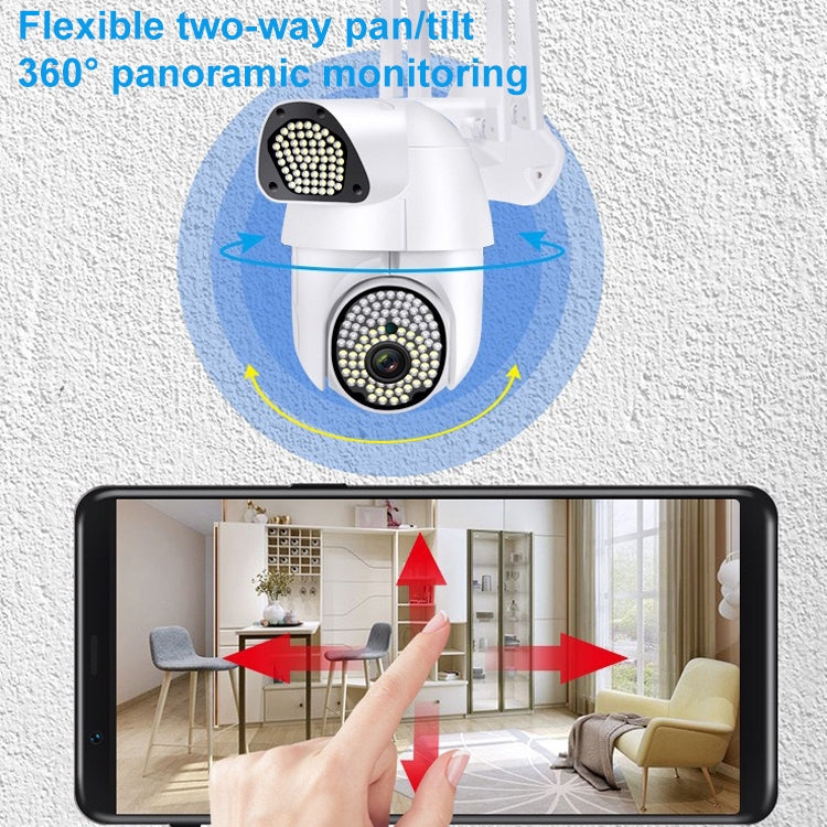 QX37 1080P WiFi High-definition Surveillance Camera Outdoor Dome Camera, Support Night Vision & Two-way Voice & Motion Detection(EU Plug)