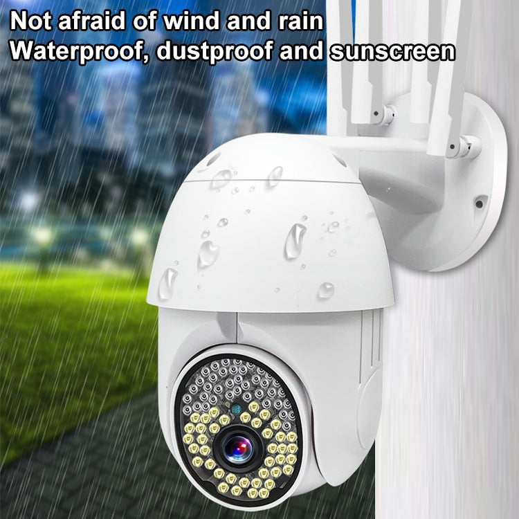 QX38 1080P WiFi High-definition Surveillance Camera Outdoor Dome Camera, Support Night Vision & Two-way Voice & Motion Detection(AU Plug)