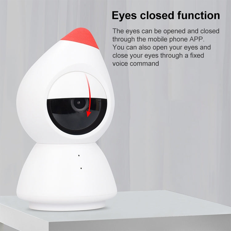 YT43 2 Million Pixels HD Wireless Indoor Home Little Red Riding Hood Camera, Support Motion Detection & Infrared Night Vision & Micro SD Card(UK Plug)
