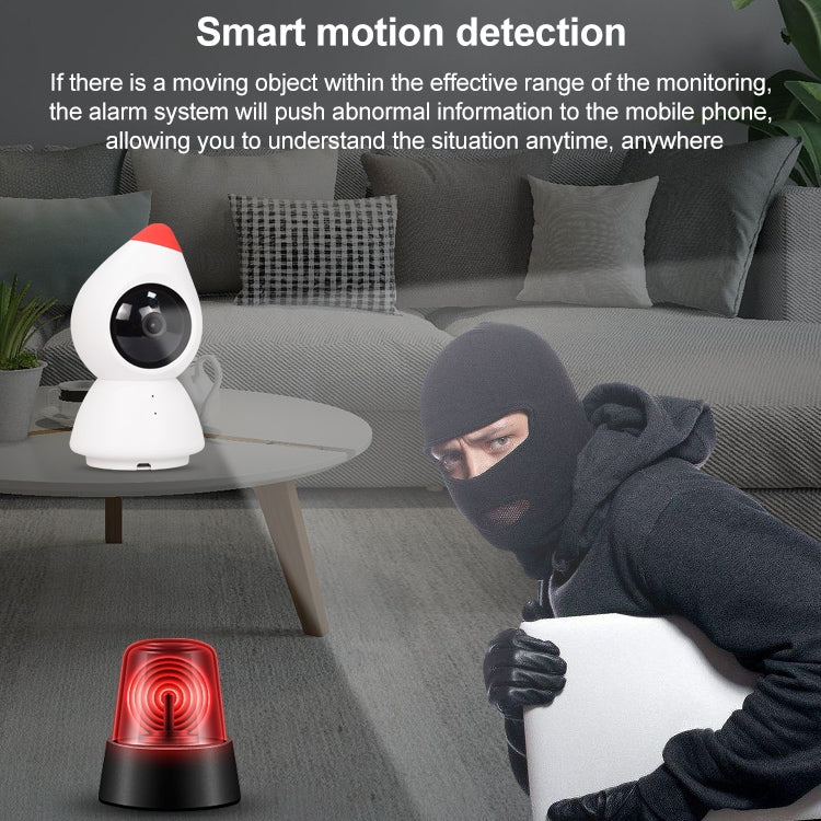 YT43 2 Million Pixels HD Wireless Indoor Home Little Red Riding Hood Camera, Support Motion Detection & Infrared Night Vision & Micro SD Card(UK Plug)