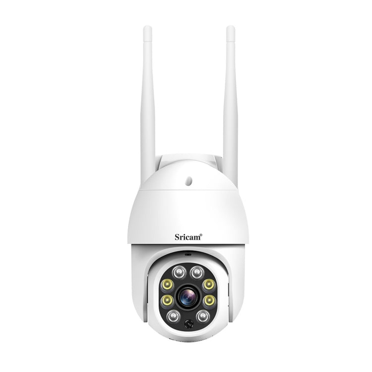 Sricam SP028 1080P HD Outdoor PTZ Camera, Support Two Way Audio / Motion Detection / Humanoid Detection / Color Night Vision / TF Card, EU Plug