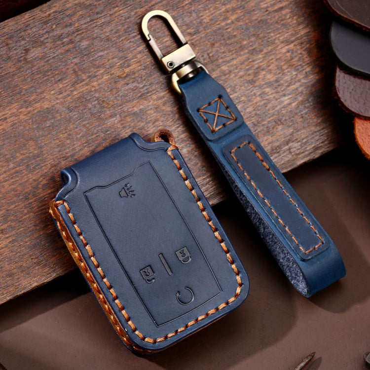 For Chevrolet GMC / Colorad 4-button C159 Car Key Leather Protective Case, 4-button