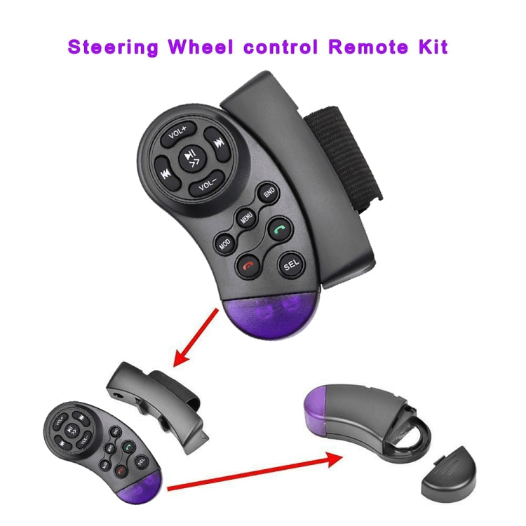 Car 11 Key Multimedia Steering Wheel Remote Controller, 11 Key