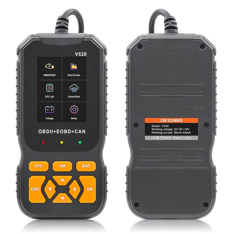 Handheld Portable Car Engine Fault Diagnostic Tool